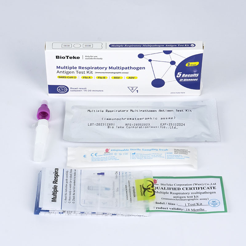 Multiple Respiratory Multipathogen Antigen Test Kit (3 Results & 4 Results & 5 Results)
