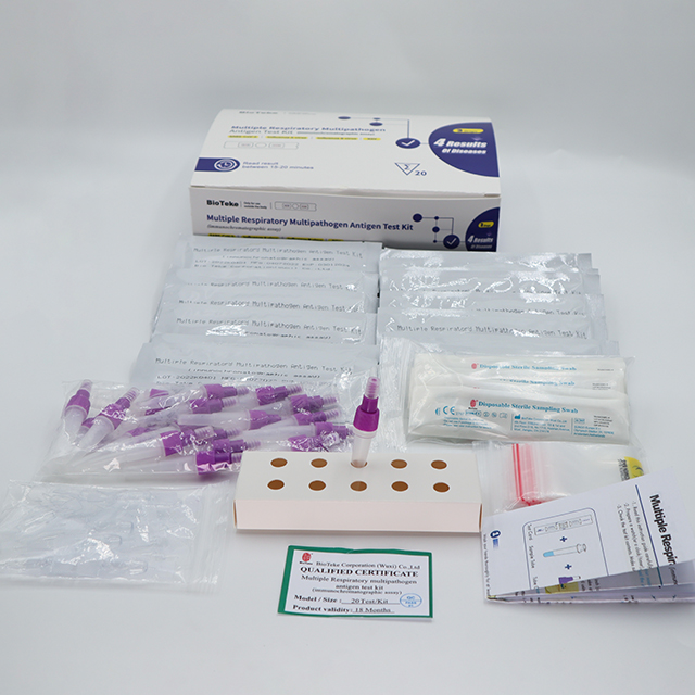 High accuracy Medical diagnostic Multiple Respiratory Multipathogen Antigen Test Kit （immunochromatagraphic assay)