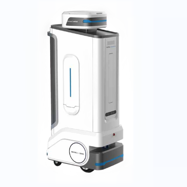 disinfection robot with touchscreen