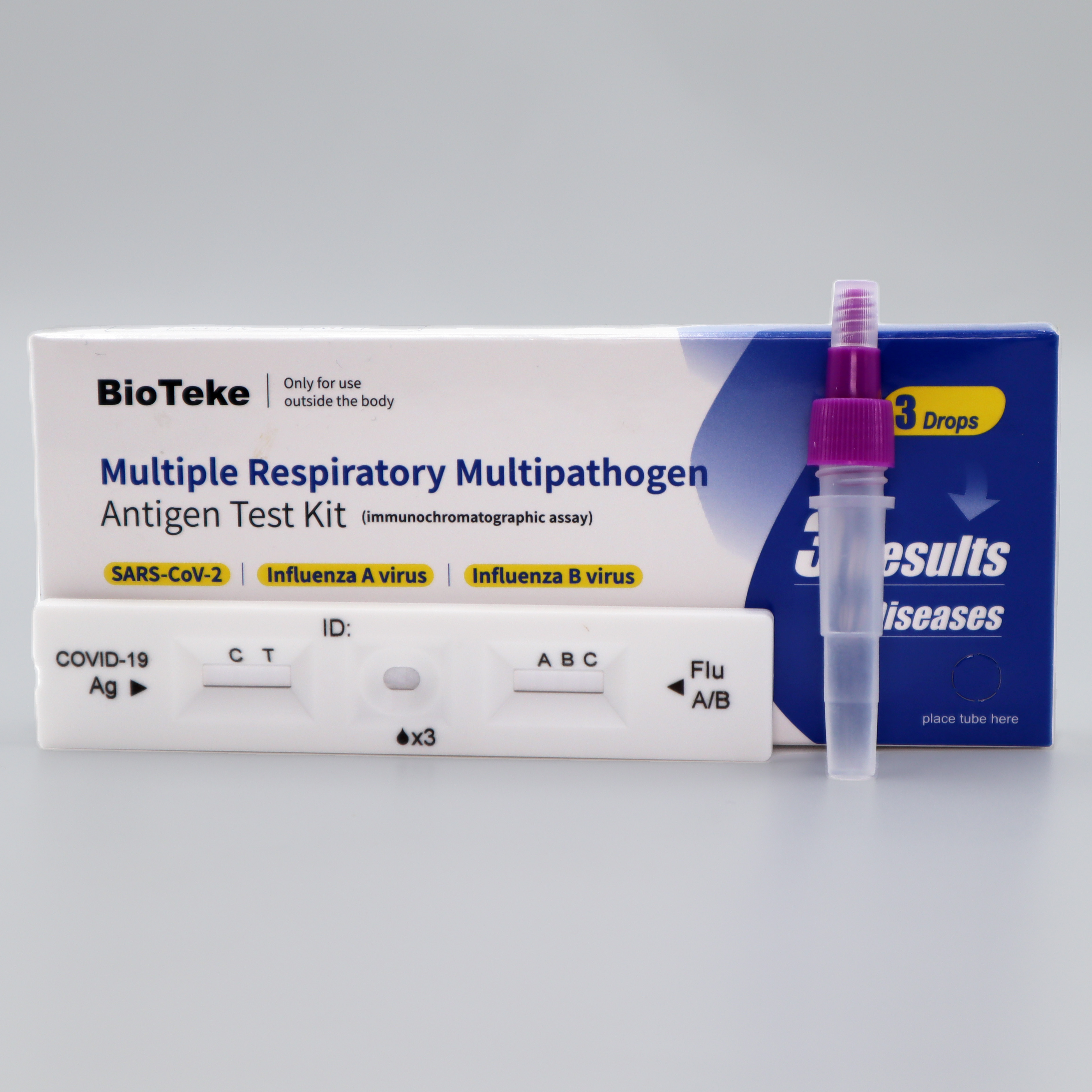 Multiple Respiratory Multipathogen Antigen Test Kit（3 Results）